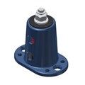 SSLFH - 1" Deflection - Housed Single Spring Ductile Mounts A, B & C Series